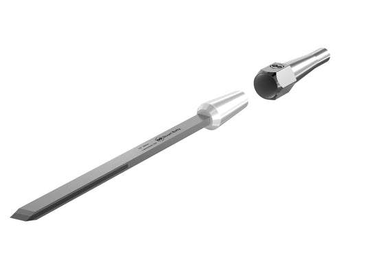 Skew Chisel 1/2" Laminated 10V with Removable Bolster — alternate view