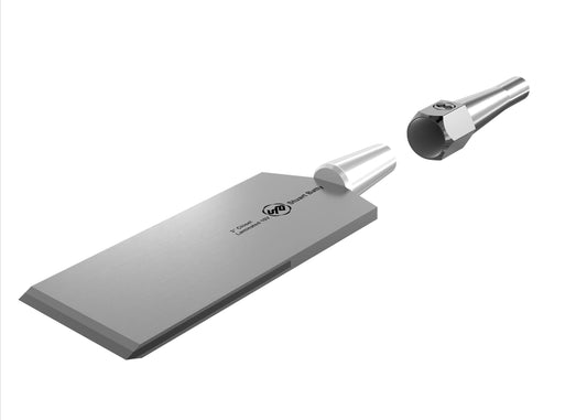 Square Across Chisel 3" Laminated 10V with Removable Bolster — alternate view