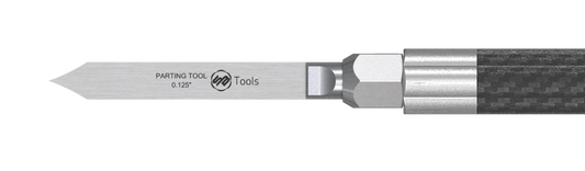 Parting Tool 1/8" - Solid 10V Blade with SB Taper Lock Bolster — alternate view