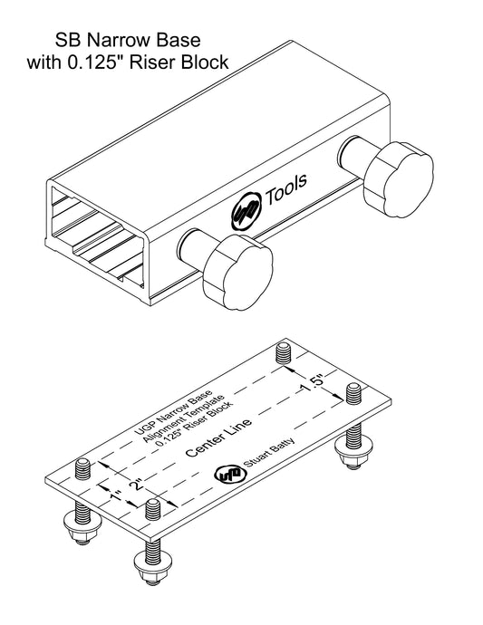 UGP Narrow Base Riser Block