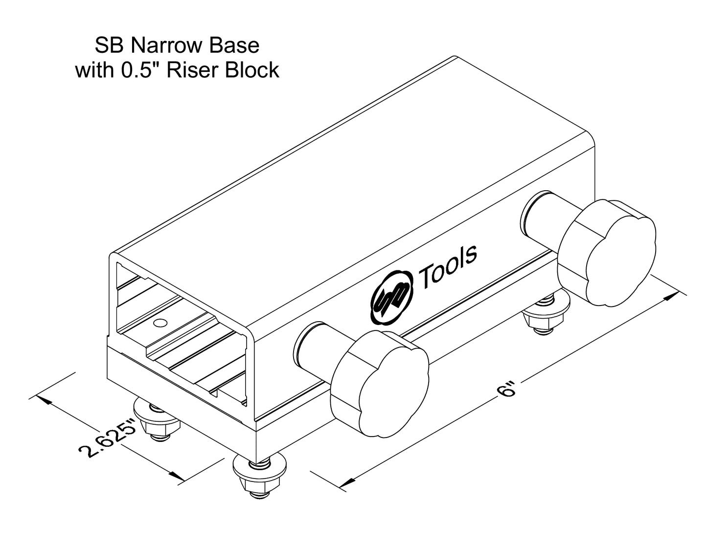 UGP Narrow Base Riser Block