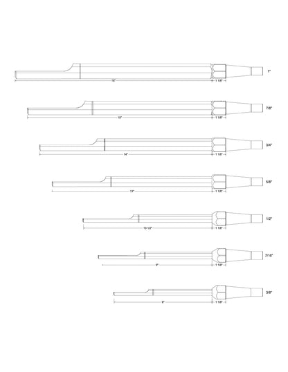 1/2" 15V Bottom Bowl™ Gouge