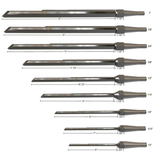 1/2" 15V Elliptical Bowl™ Gouge