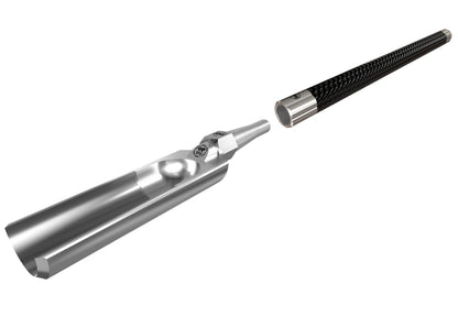 2 1/4" Laminated 15V Spindle Roughing Gouge — close-up