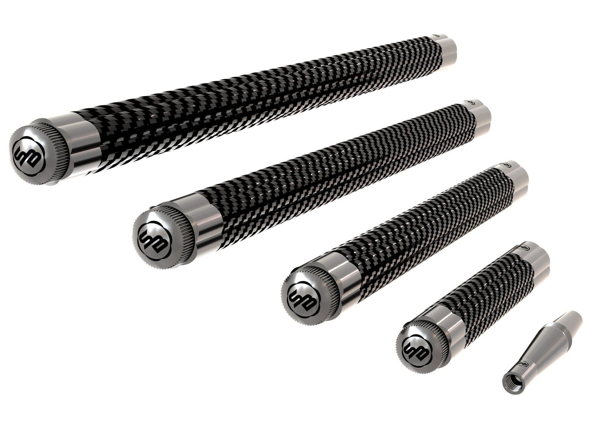 Set of 4 Handles with Connector = 9 Length Options — alternate view