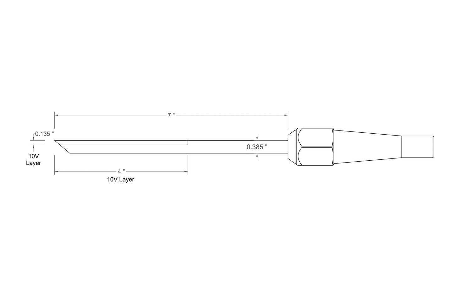 Bedan (French Style) 3/8" Laminated 10V with Removable Bolster — view 5