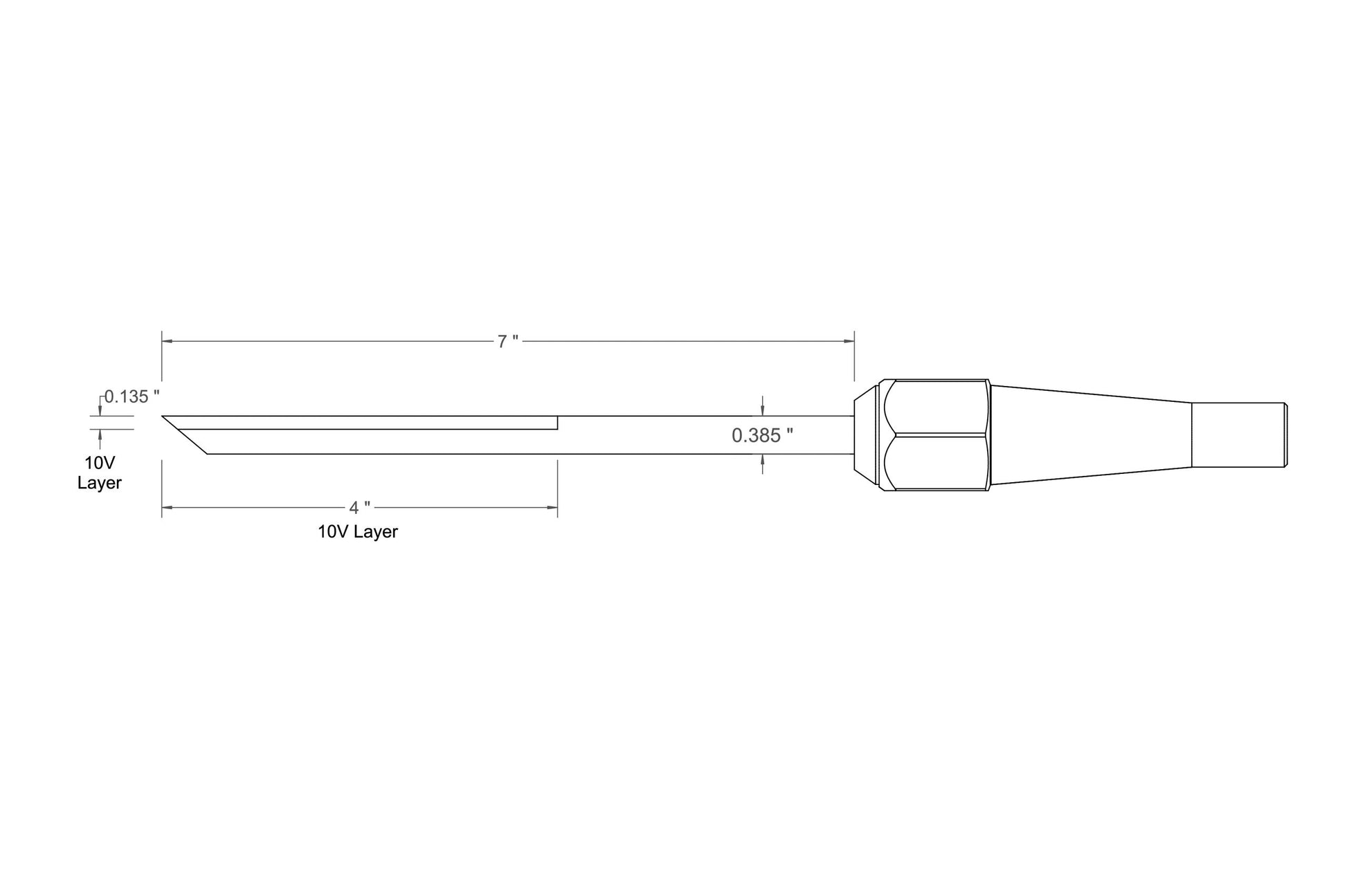 Bedan (French Style) 3/8" Laminated 10V with Removable Bolster — view 5