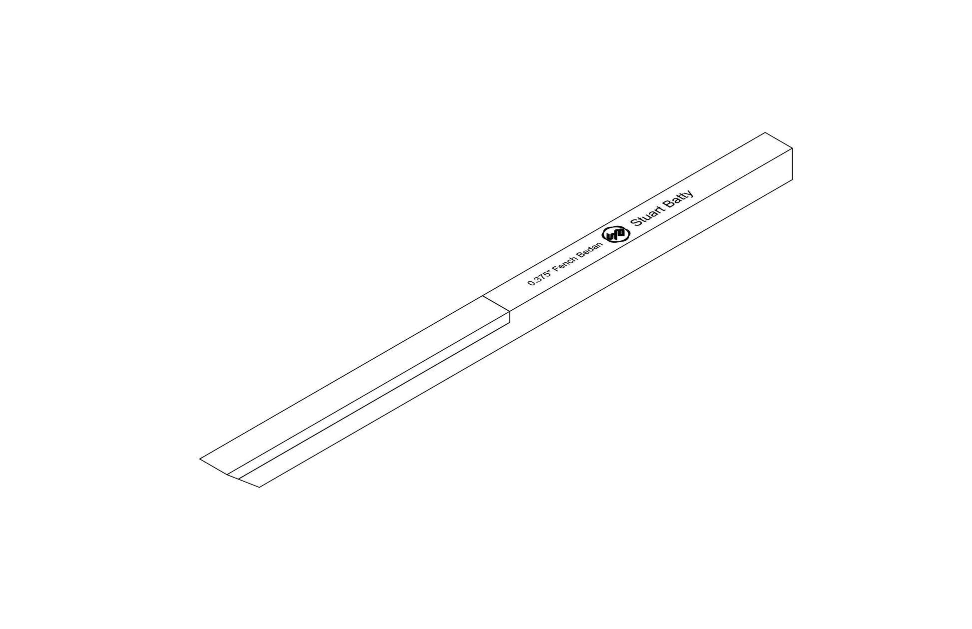 Bedan (French Style) 3/8" Laminated 10V with Removable Bolster — view 7