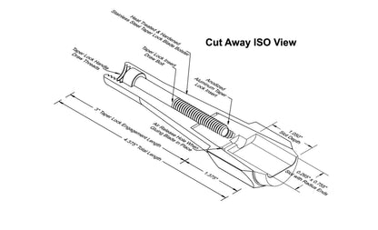 Bolster with 0.265" x 0.755" Slot (Radius Ends) Removable Insert — view 7