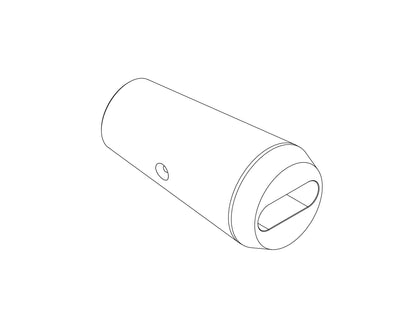 Bolster with 0.265" x 0.755" Slot (Radius Ends) Removable Insert — view 9