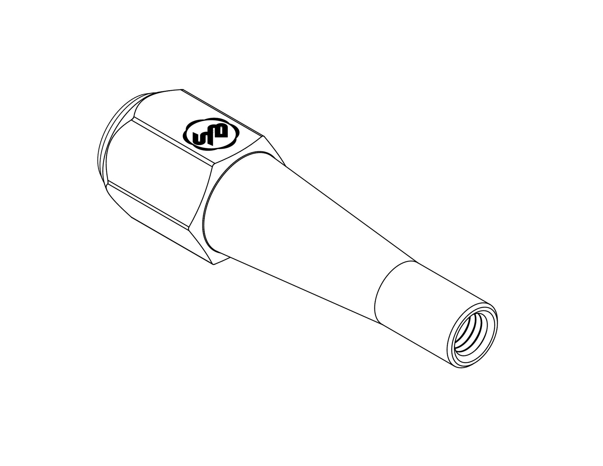 Taper Lock Bolster 0.755" x 0.370" Slot with Radius Ends — detail view