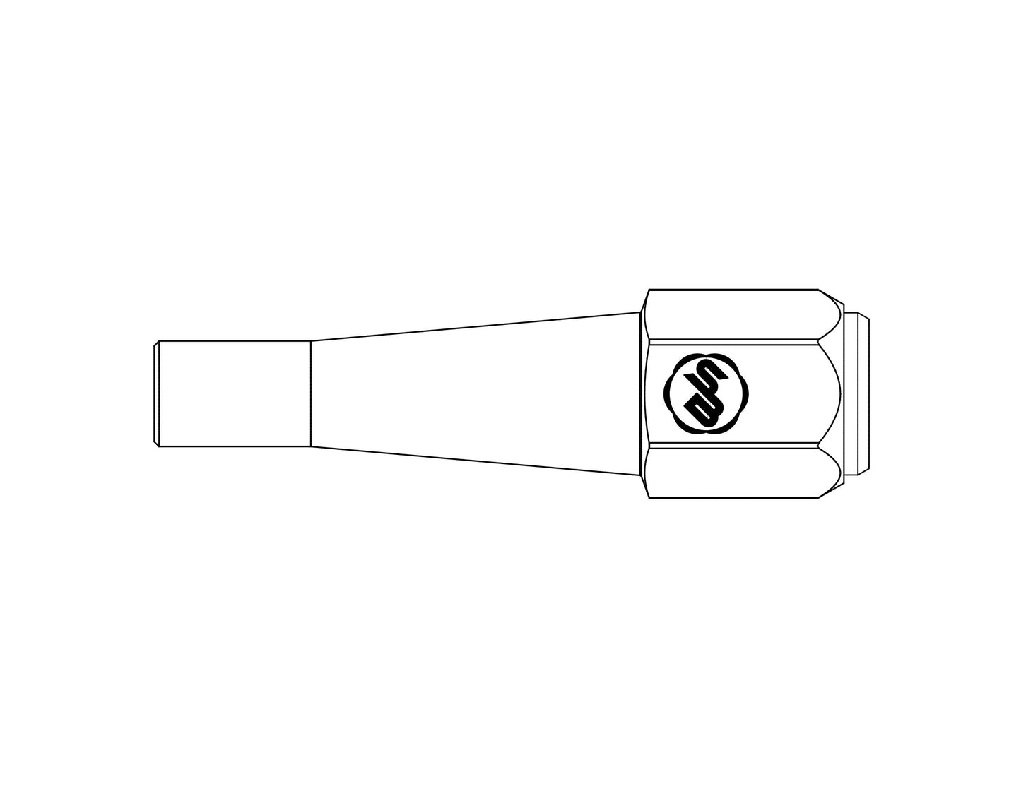 Taper Lock Bolster 0.755" x 0.370" Slot with Radius Ends — view 6