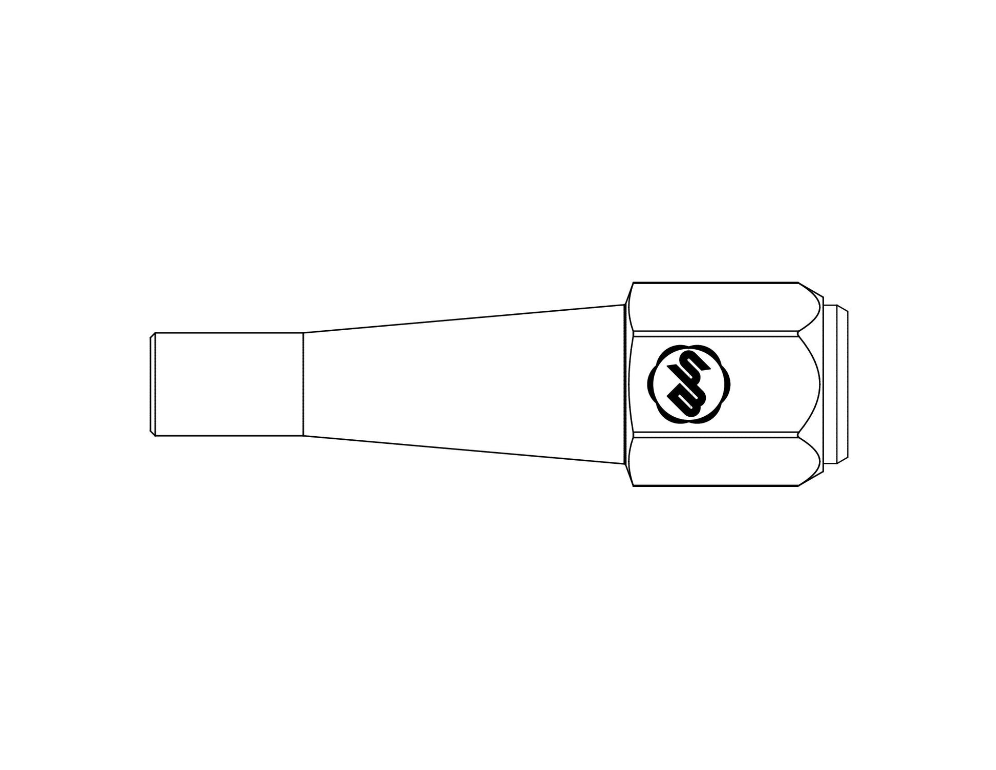 Taper Lock Bolster 0.755" x 0.370" Slot with Radius Ends — view 6