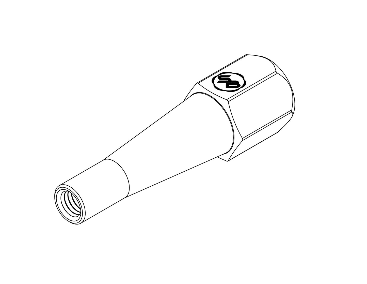 Taper Lock Bolster 0.880" x 0.270" Slot with Radius Ends — close-up