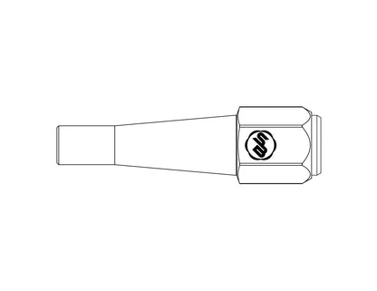 Taper Lock Bolster with 0.625" x 0.320" Rectangular Slot - Insert type — view 6