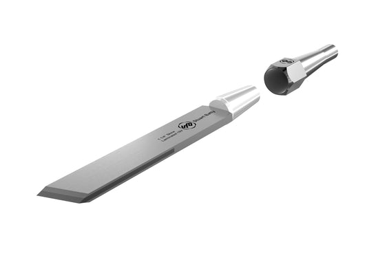 Skew Chisel 1 1/4" Laminated 10V with Removable Bolster — alternate view