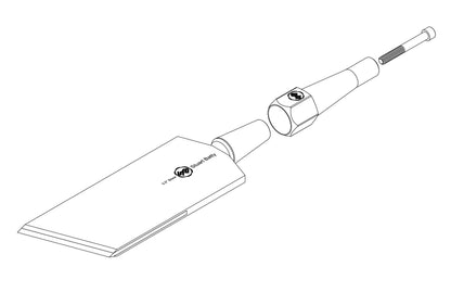 Skew Chisel 3" Laminated 10V™ with Removable Bolster