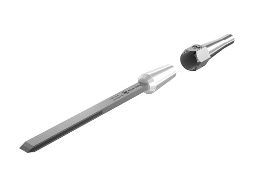 Square Across Chisel 1/2" Laminated 10V with Removable Bolster — alternate view