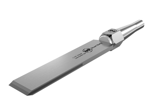 Square Across Chisel 1 1/2" Laminated 10V with Removable Bolster
