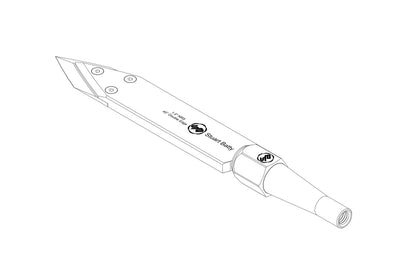 NRS 1.5" 45° Double Edge (Body and Blade Options) — close-up