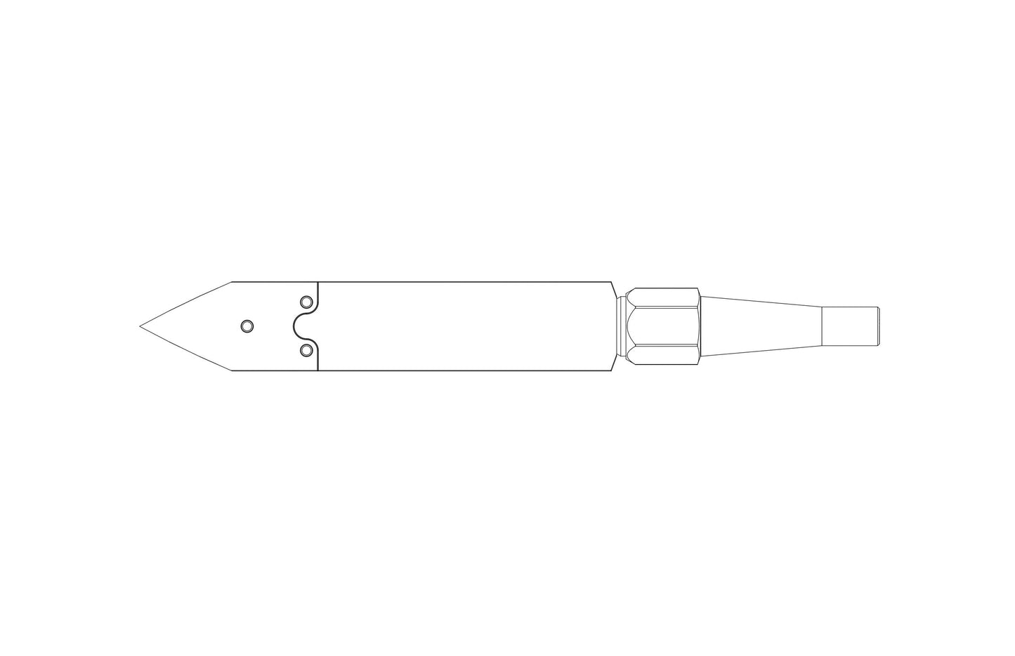 NRS 1.5" 45° Double Edge (Body and Blade Options) — view 7