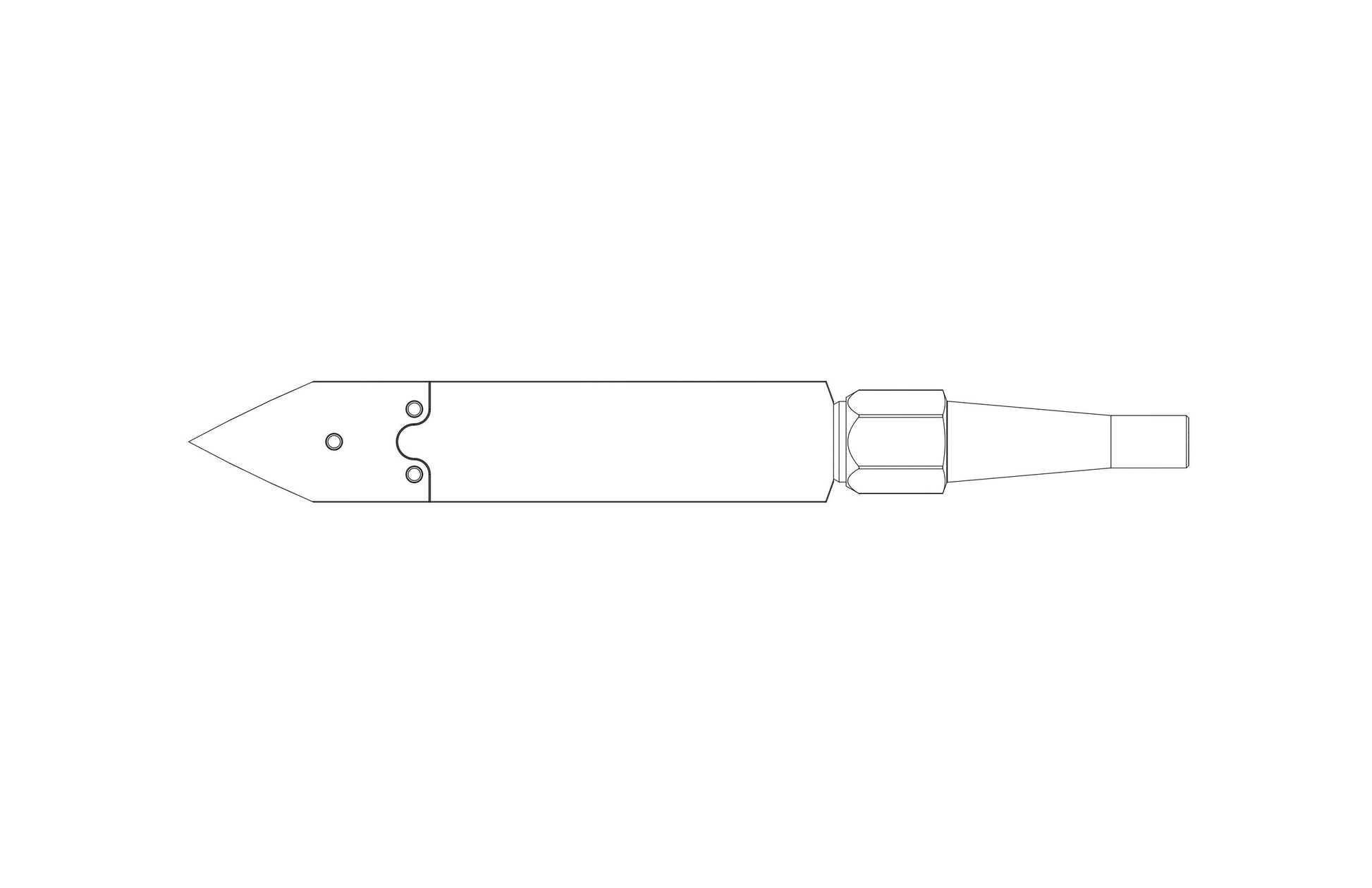 NRS 1.5" 45° Double Edge (Body and Blade Options) — view 7