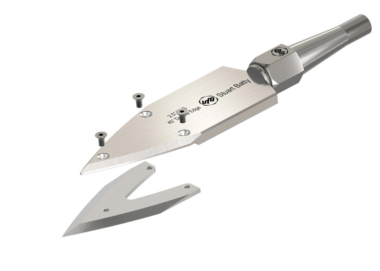 NRS 2.5" 45° Double Edge (Body and Blade Options) — alternate view