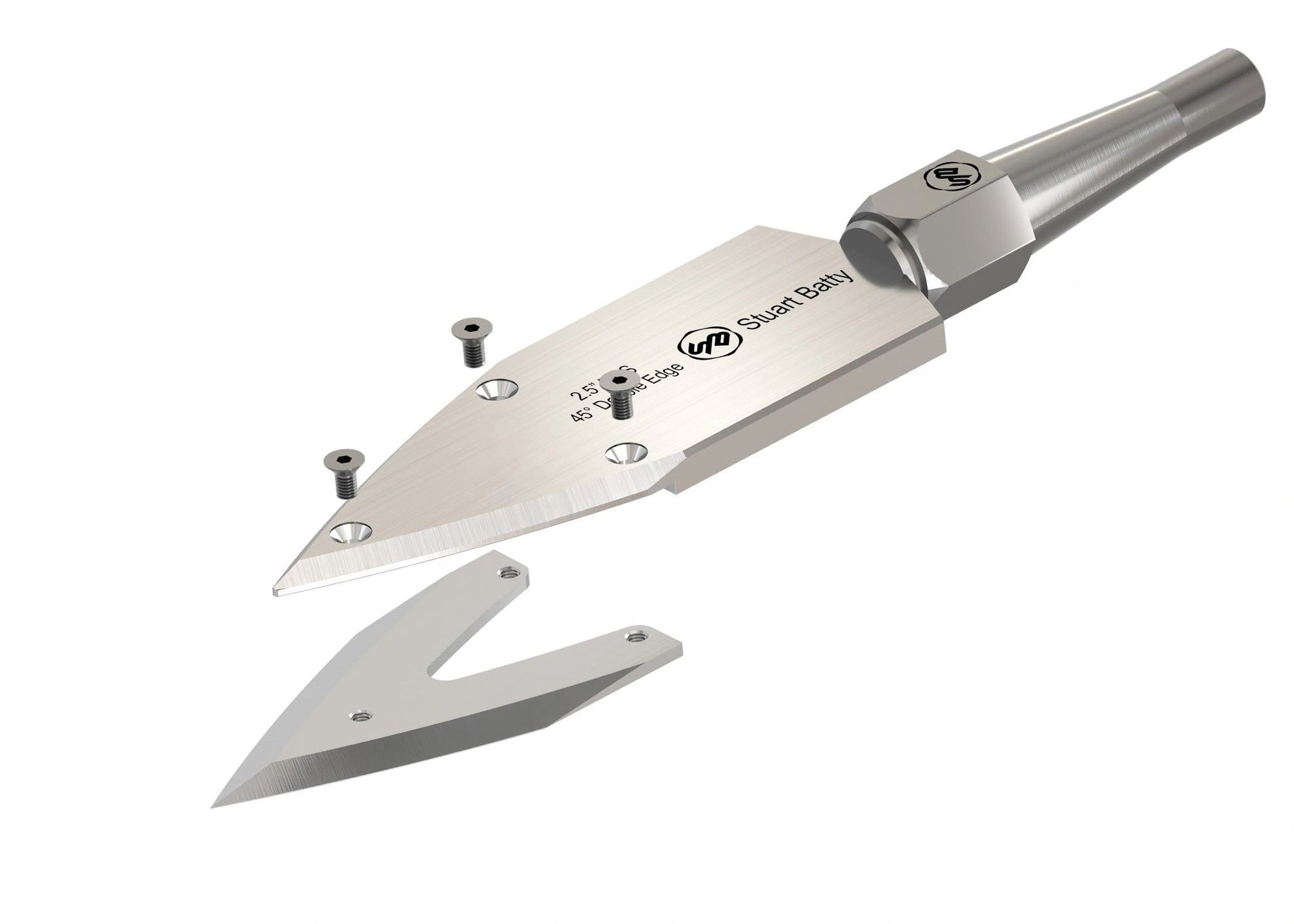 NRS 2.5" 45° Double Edge (Body and Blade Options) — alternate view
