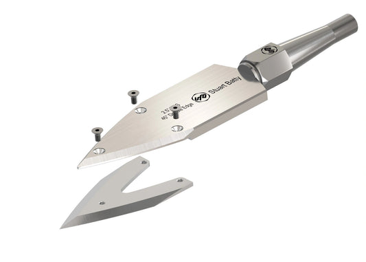 NRS 2.5" 45° Double Edge (Body and Blade Options) — alternate view
