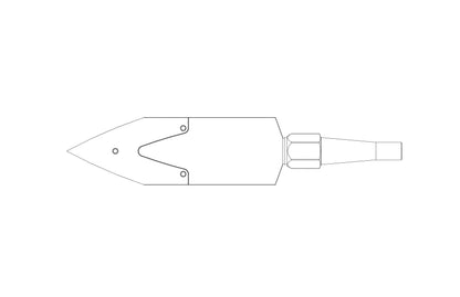 NRS 2.5" 45° Double Edge (Body and Blade Options) — view 7