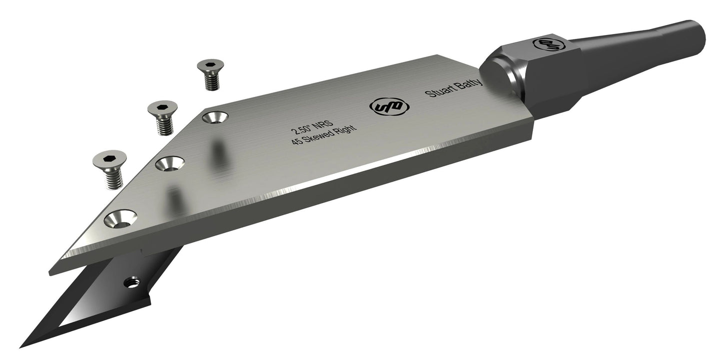 NRS 2.5" 45° Skewed Left or Right (Body and Blade Options) — close-up