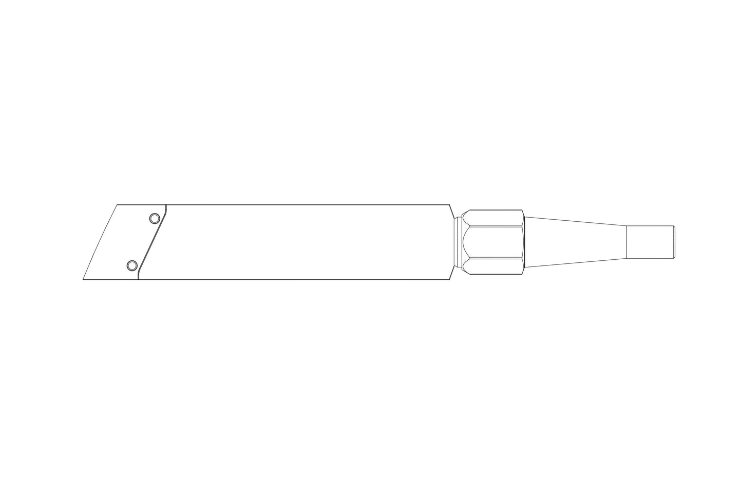 NRS 1.5" 65° Skewed Left or Right (Body and Blade Options) — view 7