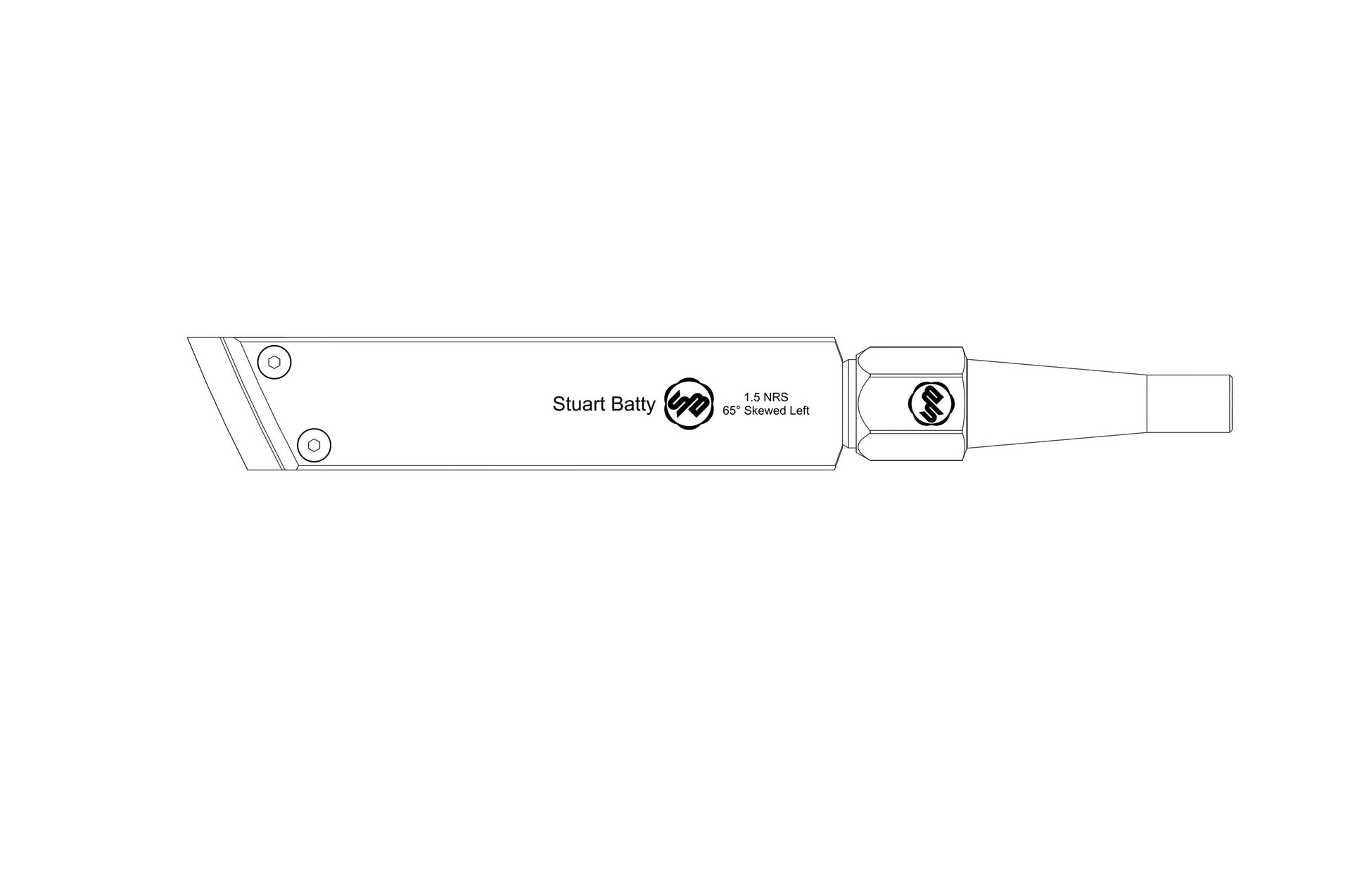 NRS 1.5" 65° Skewed Left or Right (Body and Blade Options) — view 8