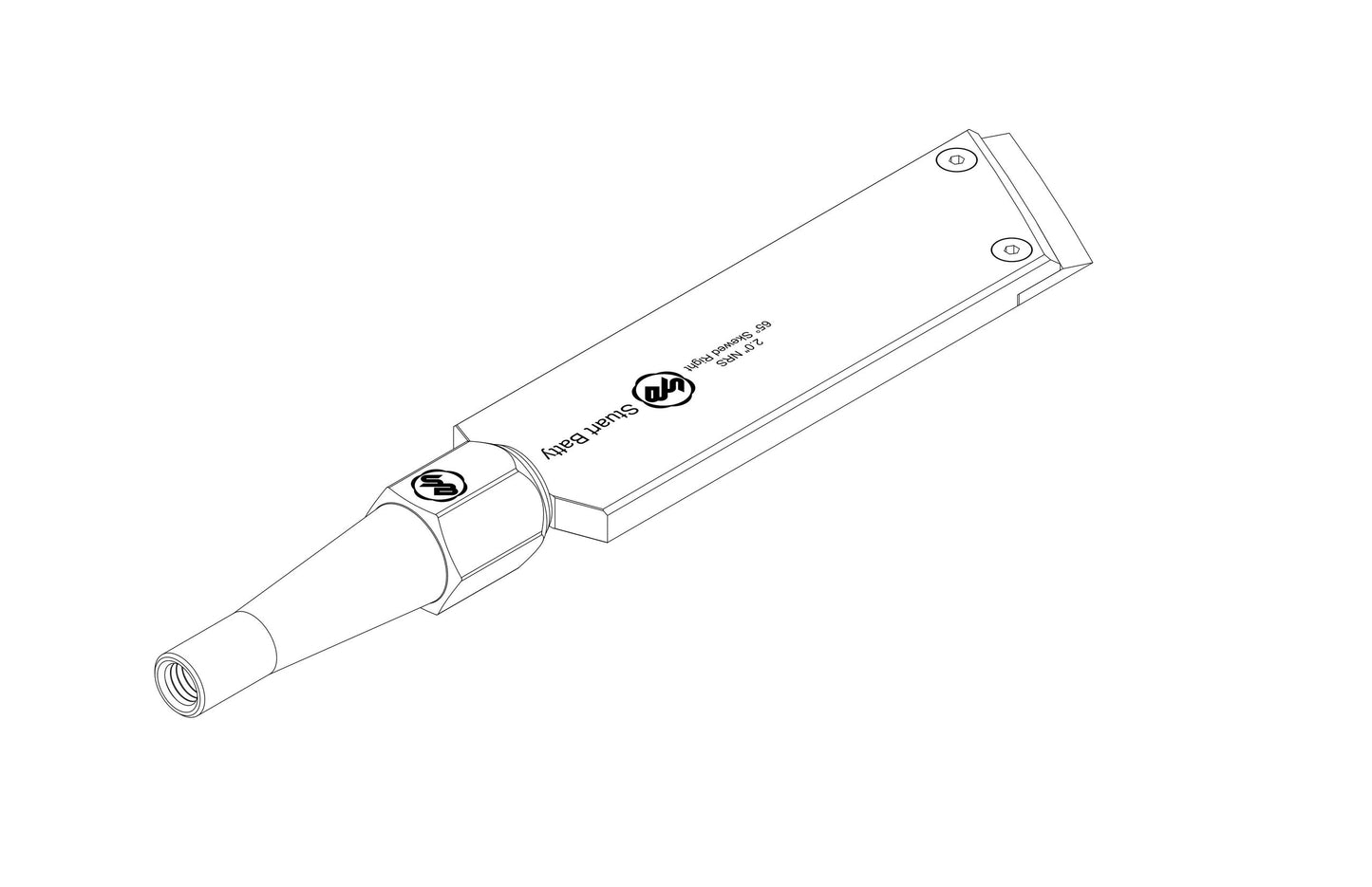 NRS 2" 65° Skewed Left or Right (Body and Blade Options) — view 6