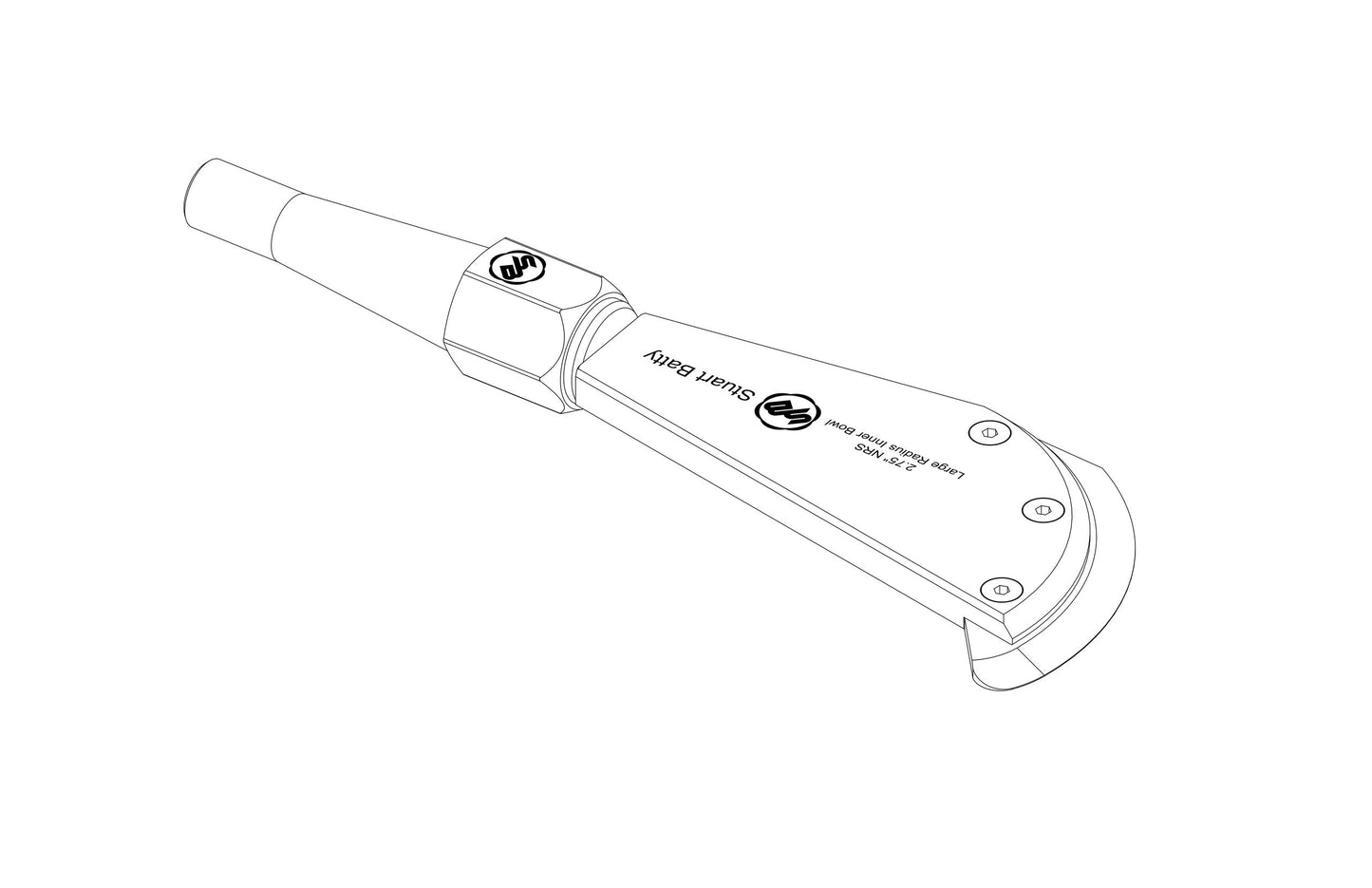 NRS 2.75 Large Radius Inner Bowl (Body and Blade Options) — close-up