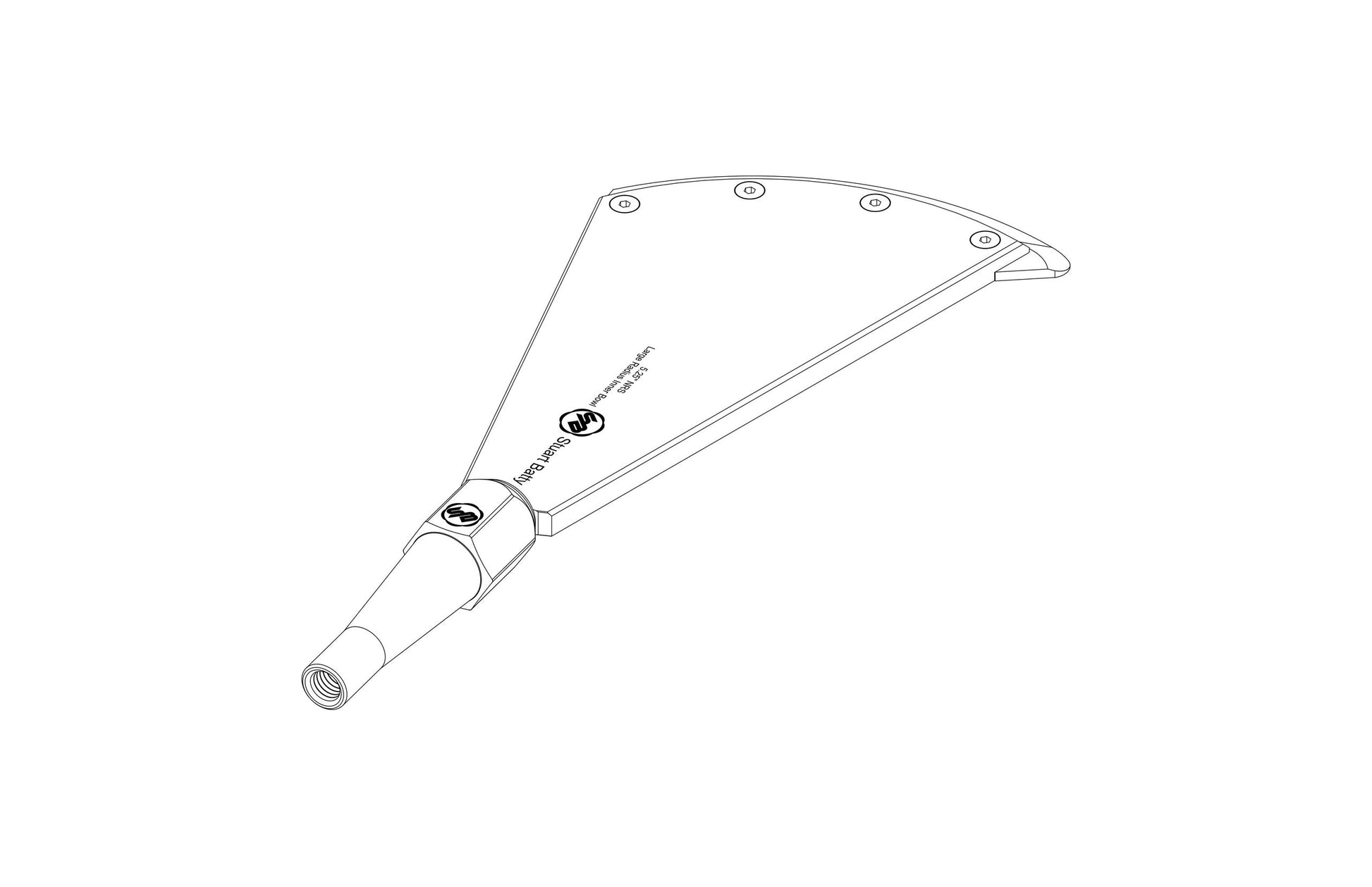 NRS 5.25 Large Radius Inner Bowl (Body and Blade Options) — view 7