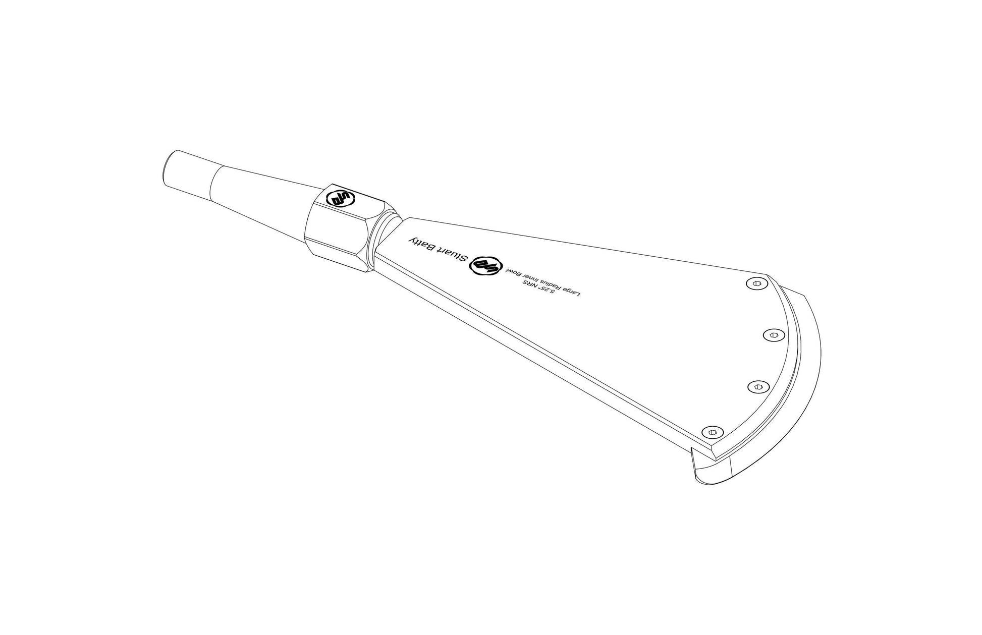 NRS 5.25 Large Radius Inner Bowl (Body and Blade Options) — view 8