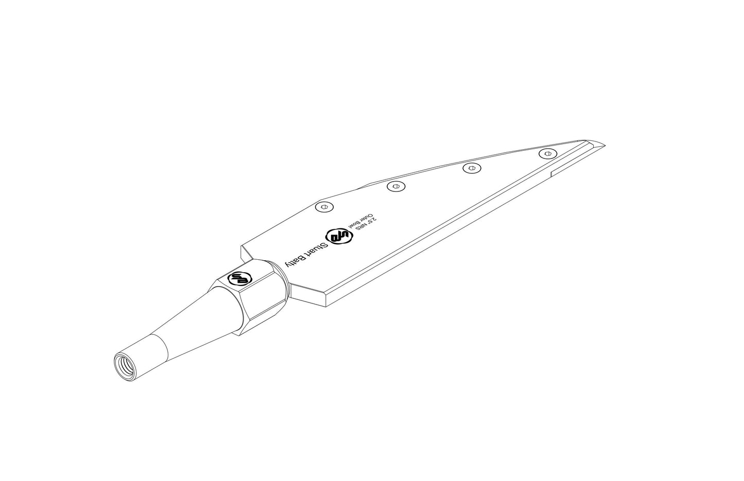NRS 2.5" Outer Bowl Left/Right (Body and Blade Options) — close-up
