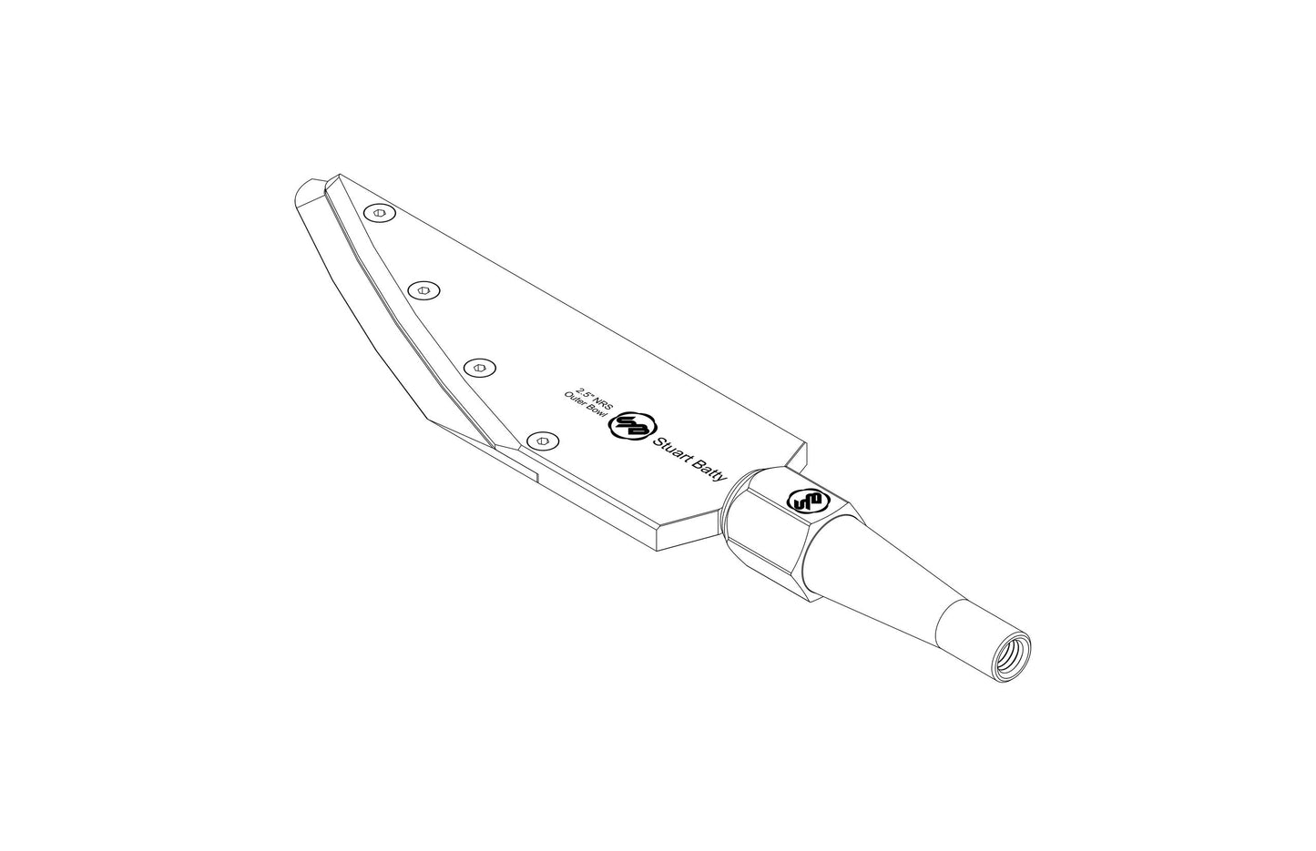 NRS 2.5" Outer Bowl Left/Right (Body and Blade Options) — view 6