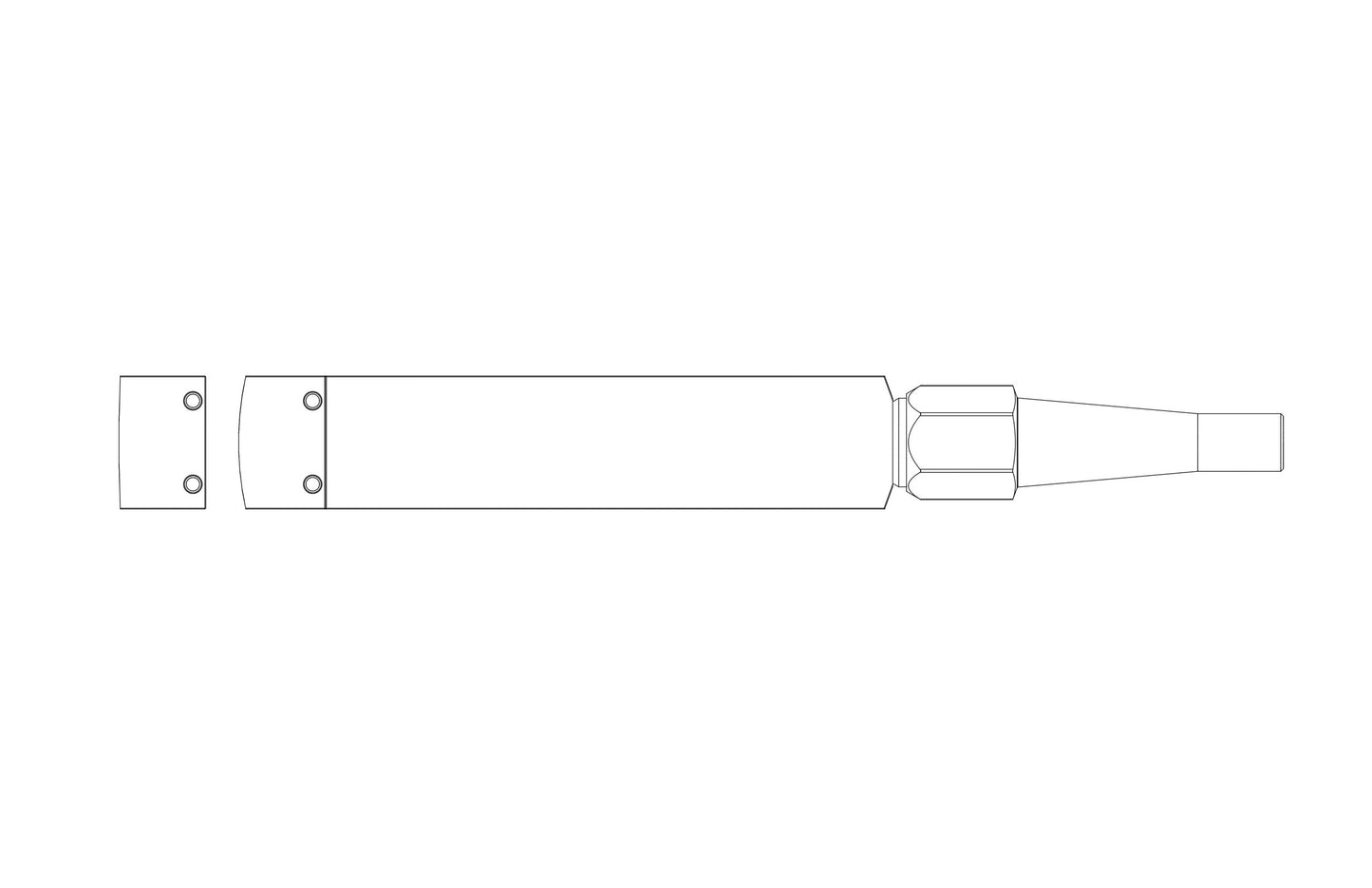 NRS 1.5" Straight & Domed (Body and Blade Options) — view 7