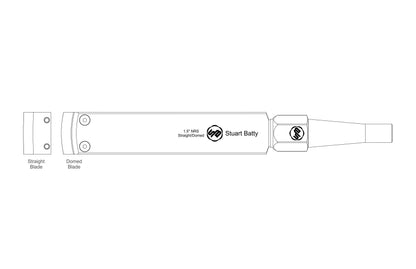 NRS 1.5" Straight & Domed (Body and Blade Options) — view 8
