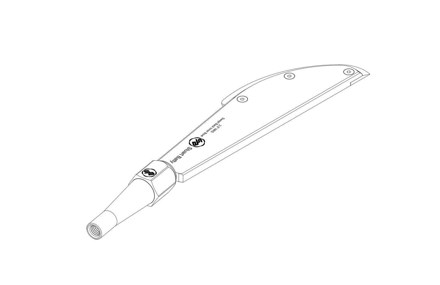 NRS 2.5" Swept Back Inner Bowl (Body and Blade Options) — view 6