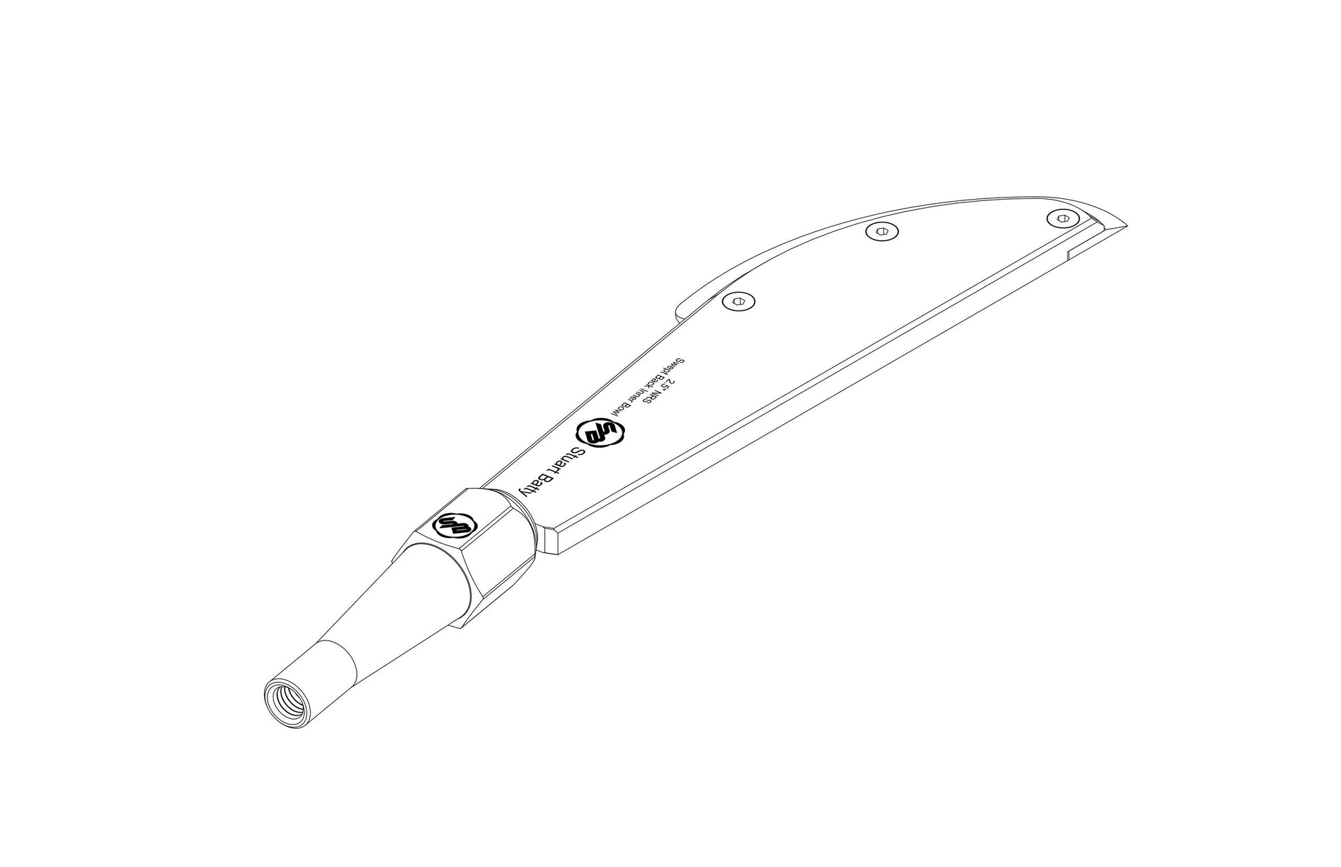 NRS 2.5" Swept Back Inner Bowl (Body and Blade Options) — view 6