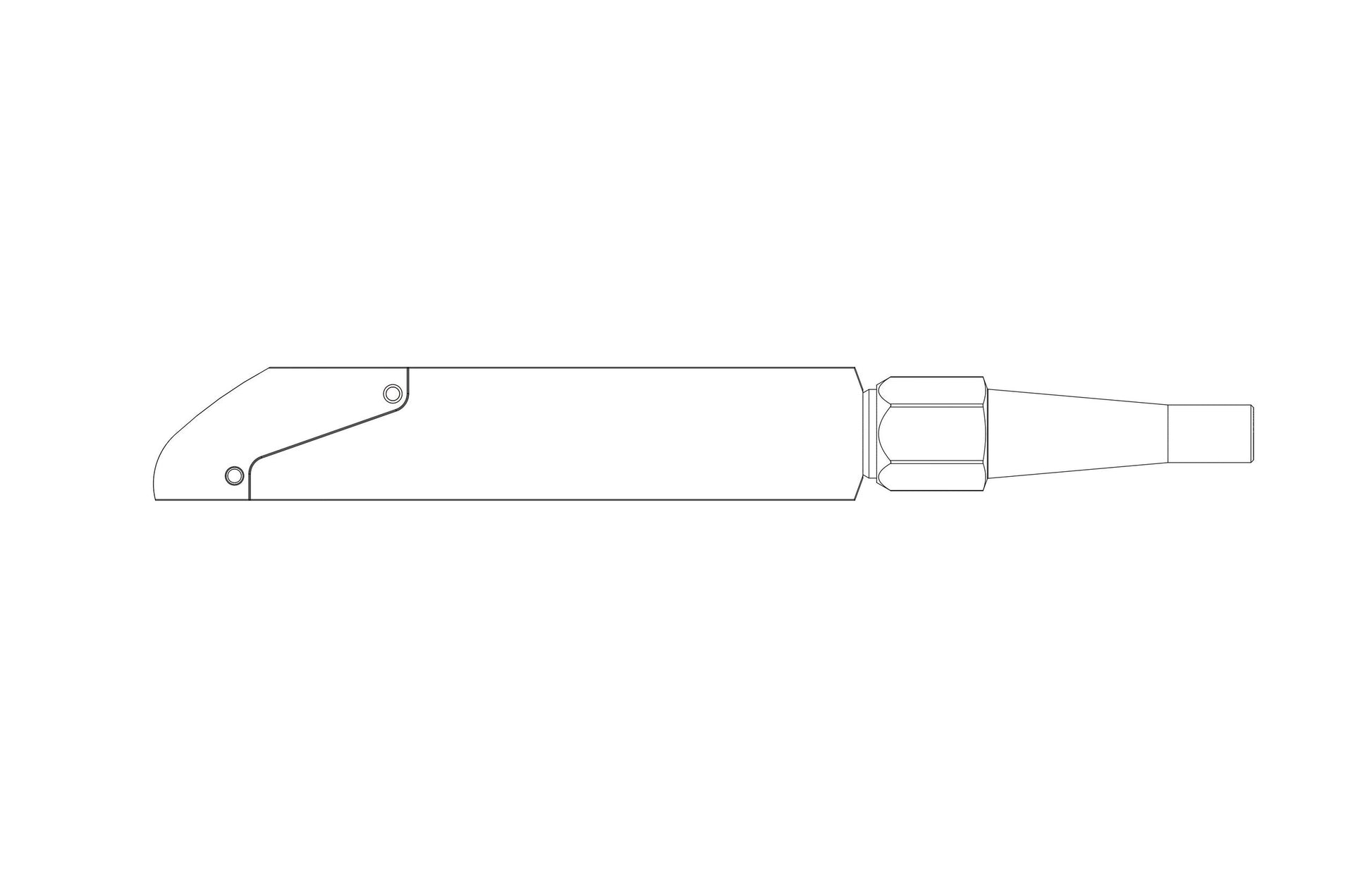 NRS 1.5" Swept Back Left or Right (Body and Blade Options) — view 10