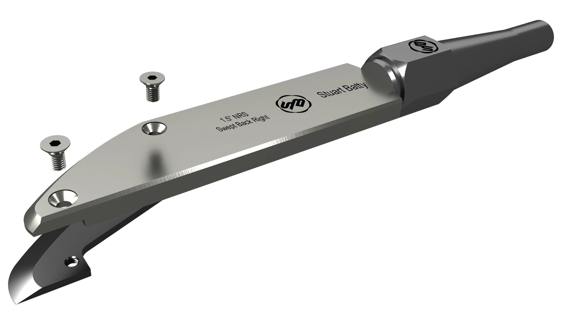 NRS 1.5" Swept Back Left or Right (Body and Blade Options) — close-up