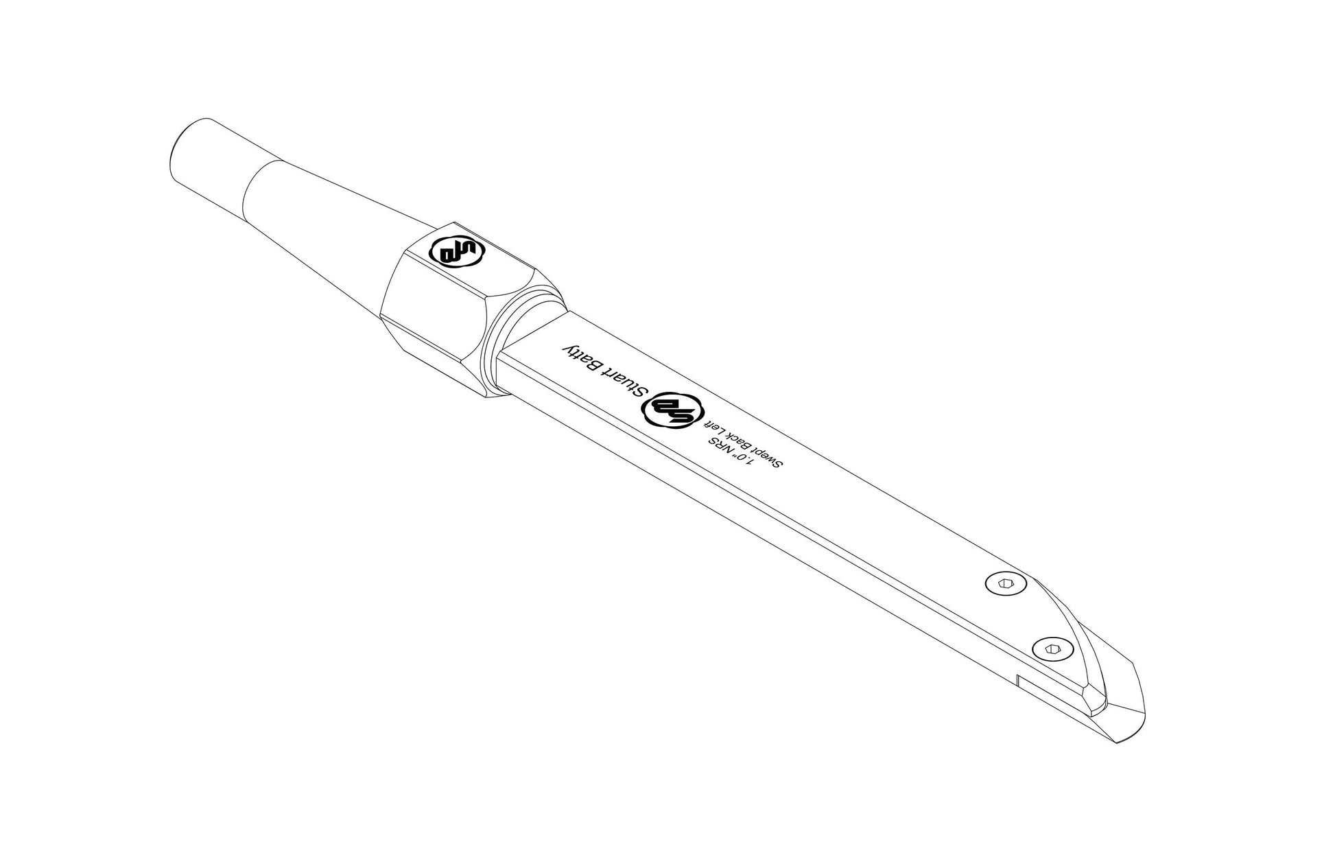 NRS 1" Swept Back Left (Body and Blade Options) — view 6