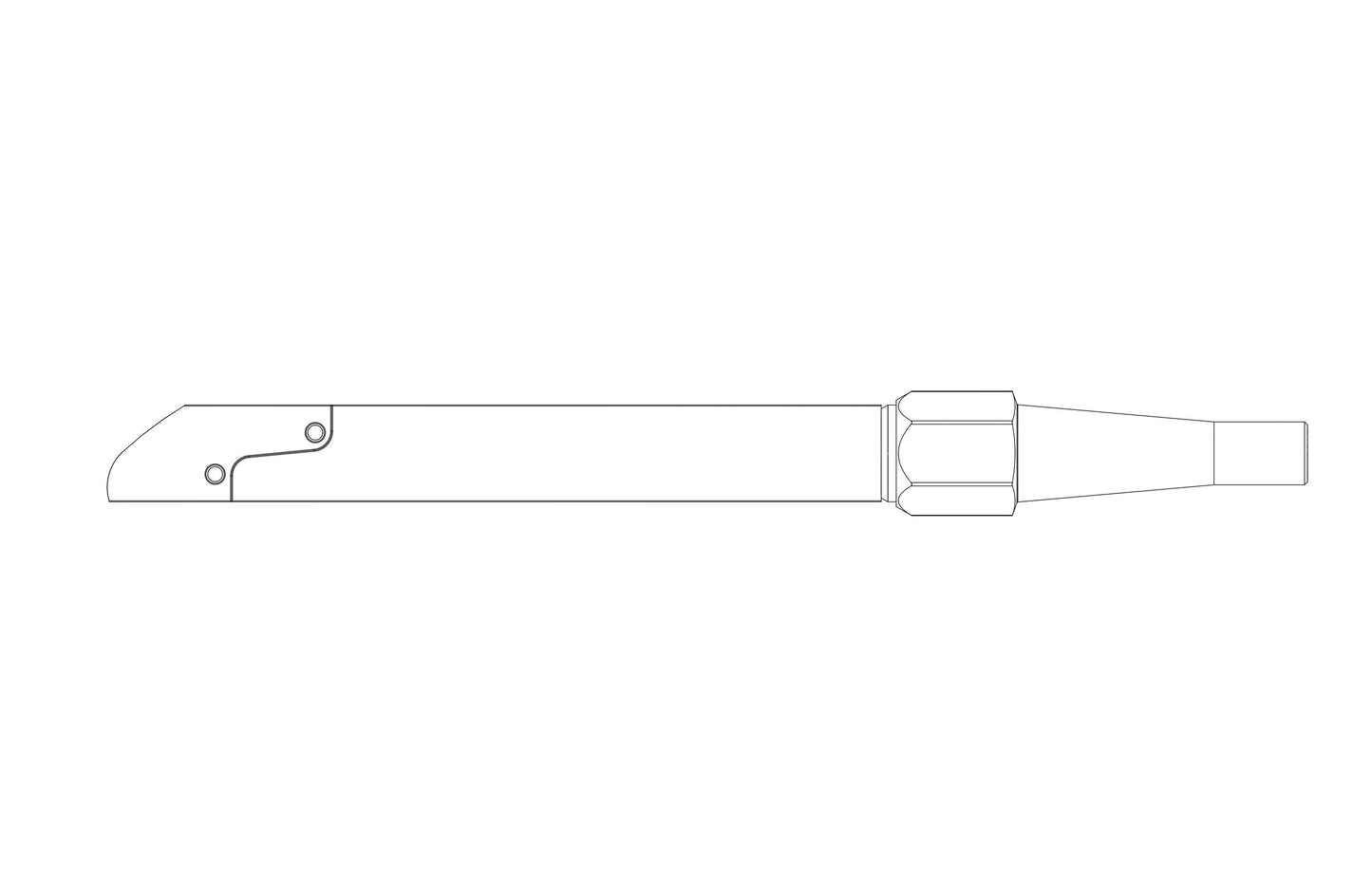 NRS 1" Swept Back Left (Body and Blade Options) — view 7