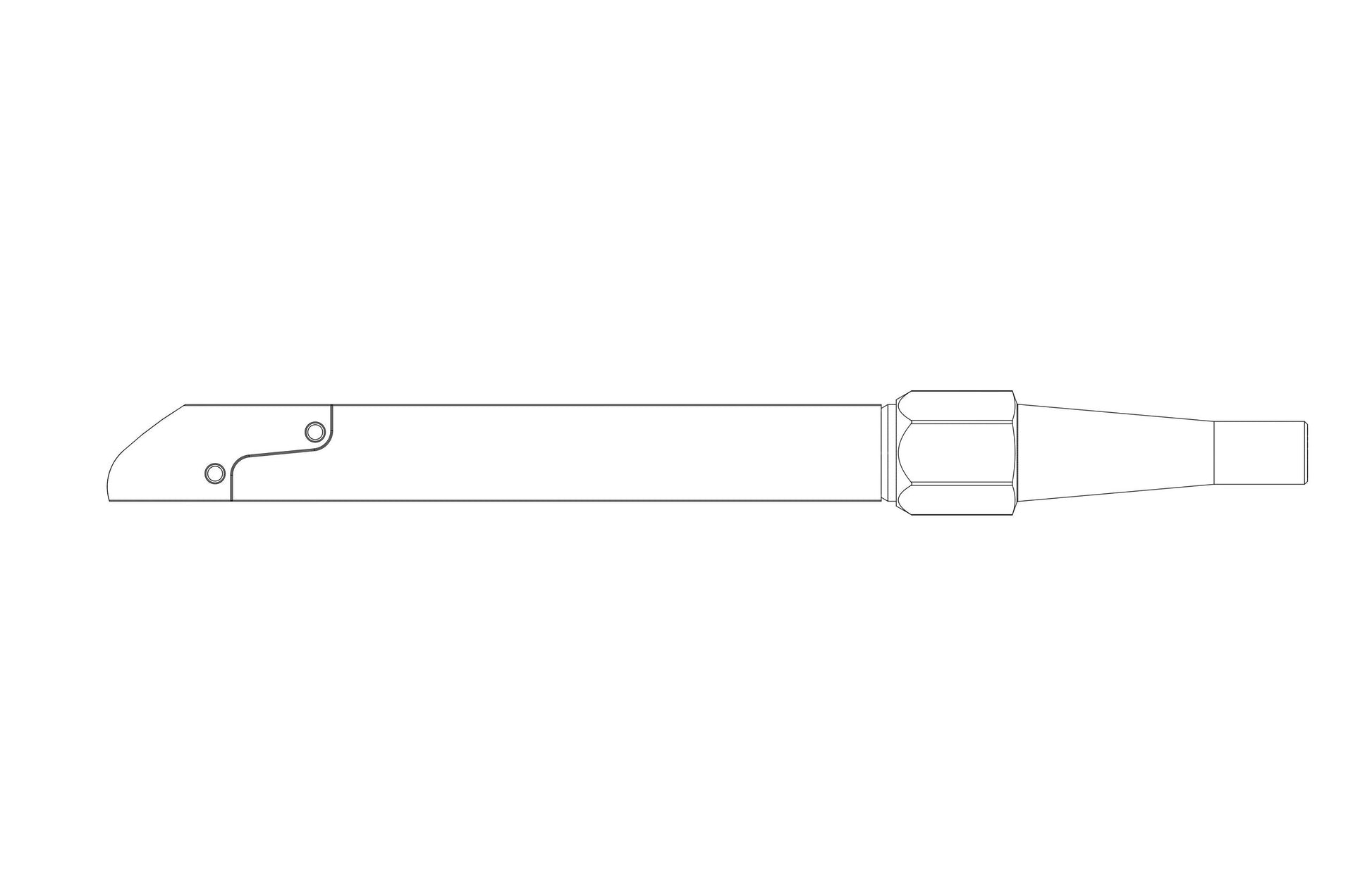 NRS 1" Swept Back Left (Body and Blade Options) — view 7