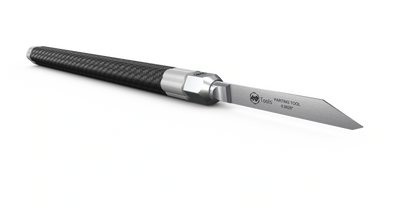 Parting Tool 1/8" - Solid 10V Blade with SB Taper Lock Bolster — detail view