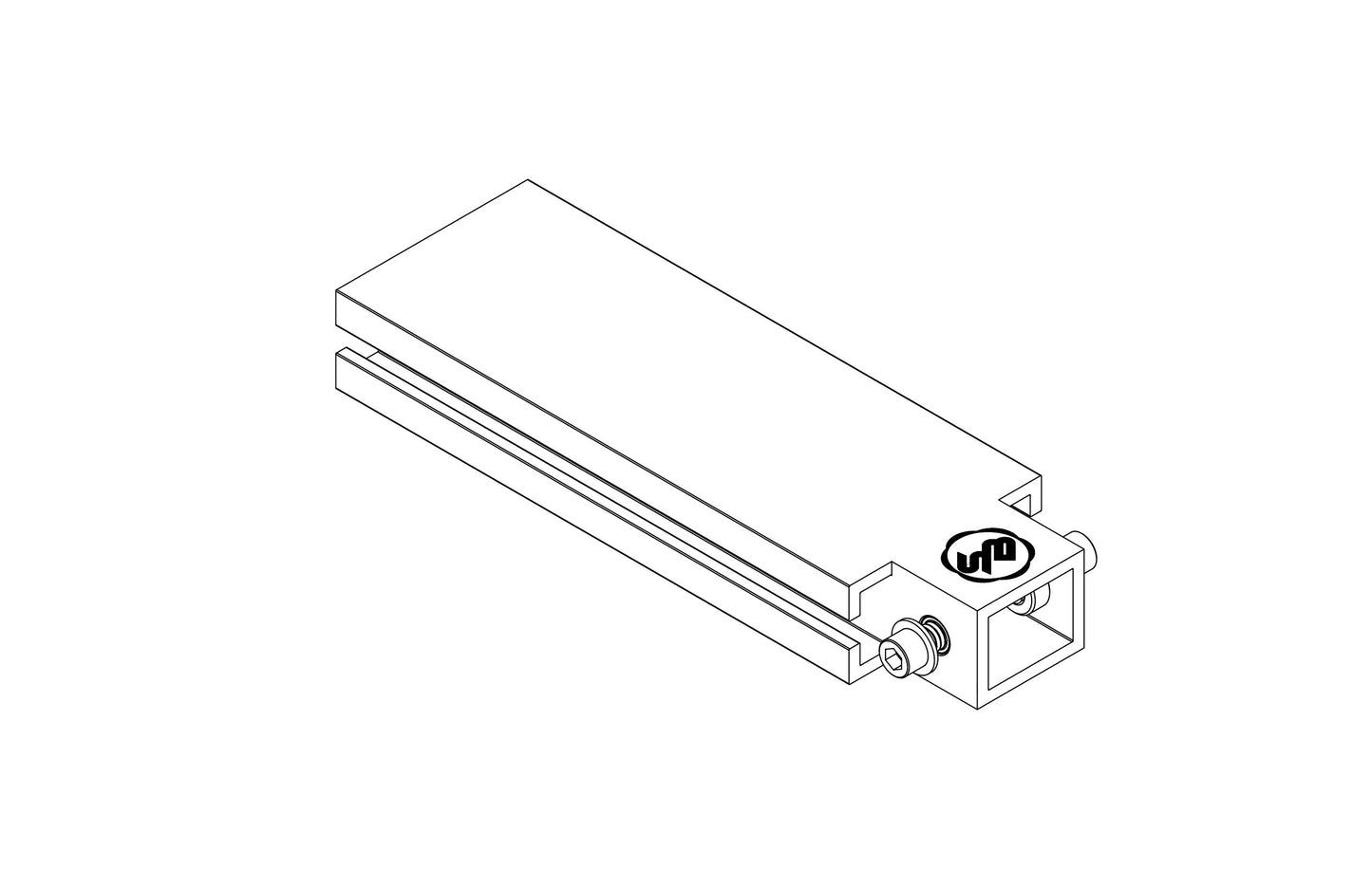 UGP Upright Connector - No Base or Platform Included — close-up